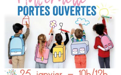 Portes Ouvertes – maternelle – Samedi 25 janvier 2025